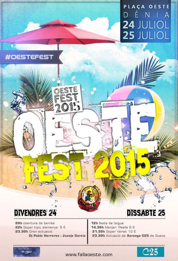 Cartel anunciador del OesteFest 2015