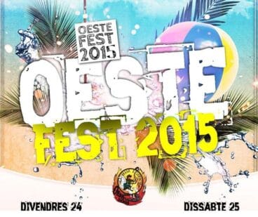 Cartel anunciador del OesteFest 2015 recortado
