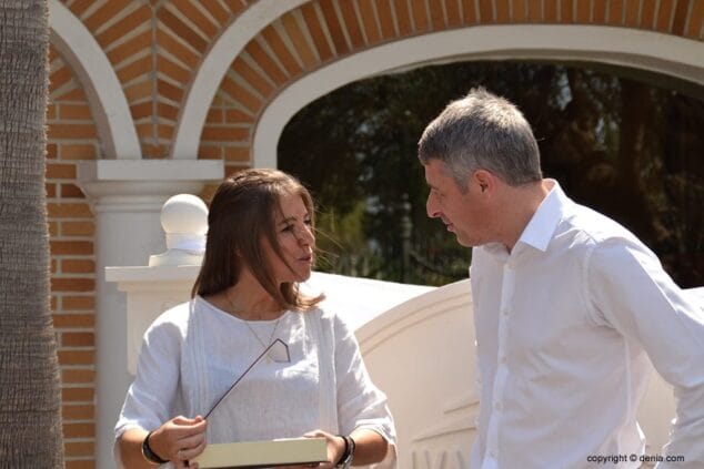 Charla distendida entre Carmen Ballesteros y David González