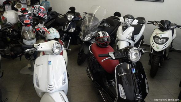 Ciclomotores y motocicletas en Dénia