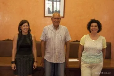 Concejala, alcalde y responsable del Creama