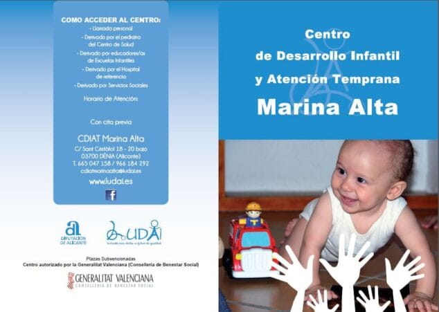 Díptico programa sensibilización LUDAI