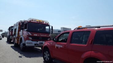 Efectivos del Parque Comarcal de Bomberos