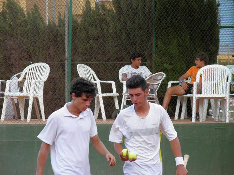 Enrique Payá y Sergi Pérez durante la semifinal