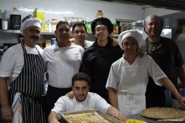 Equipo de cocina del Restaurante Luz y Mar