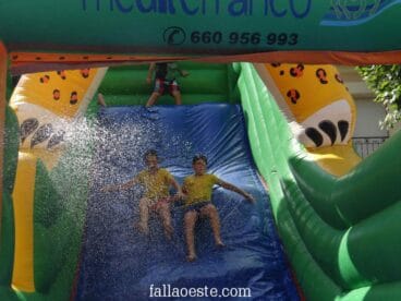 Hinchables en el Oestefest