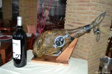 Jamón y vino