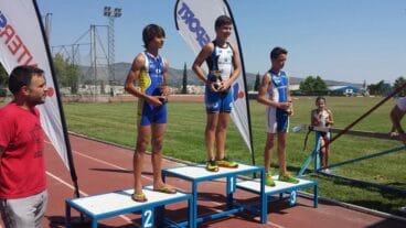 Joan Puigcerver en el podium