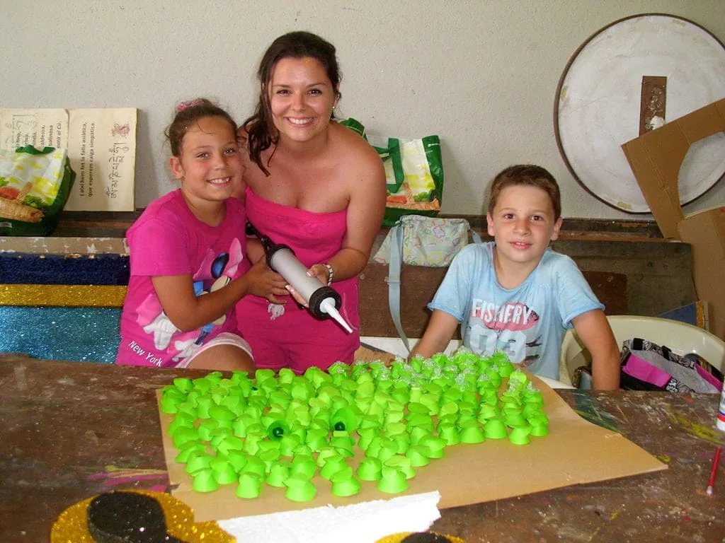 Laura, Mar i Alex fent carrossa