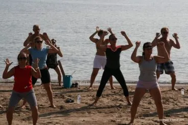 Medio centenar de personas son las que suelen ir todos los dias