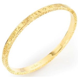 Pulsera Amén dorada