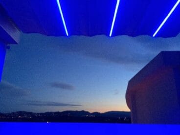 Toldos con luz LED