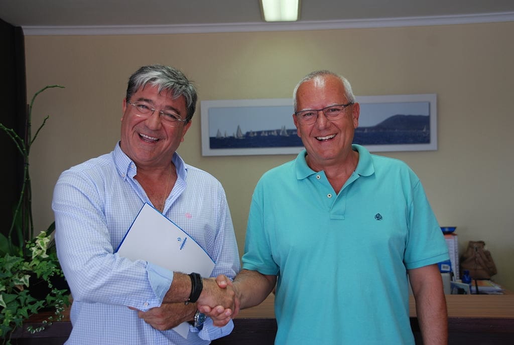 Vicente Grimalt con Jaime Portolés