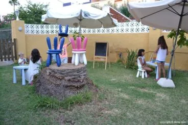Zona infantil en el restaurante Luz y Mar