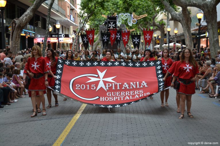 Desfile de Gala Guerrers Hospitalaris - Logotipo de la capitanía