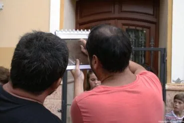 013 El guía explica donde estaba cada cosa antiguamente