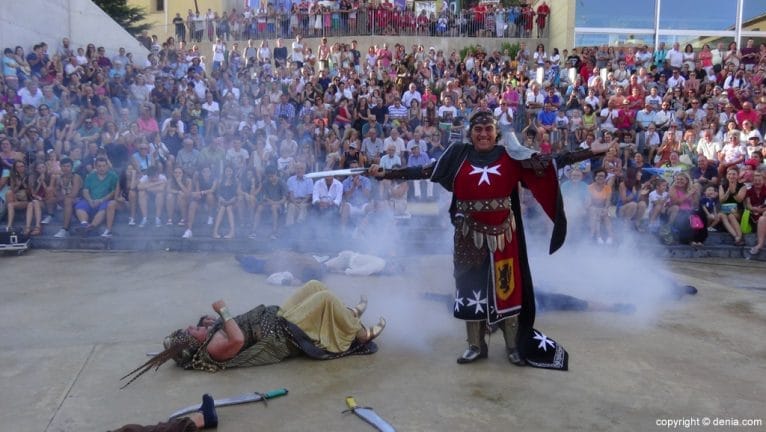Batalla Moros y Cristianos 2015 - Derrota mora