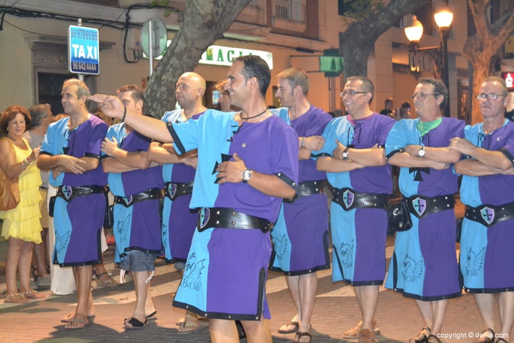 Filà Creuats 2 Recepción cristiana Dénia 2014 - Filà Creuats