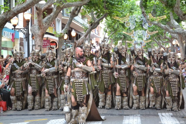 Desfile de Gala Guerrers Hospitalaris - Escuadra guerreros del Montgó