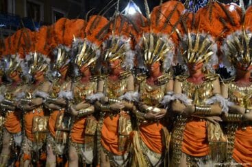 Desfile de gala Filà Alkamar – Escuadra Guerreras del atardecer