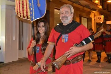 Retreta final Moros y Cristianos Dénia 2014 – Filà Mozarabes