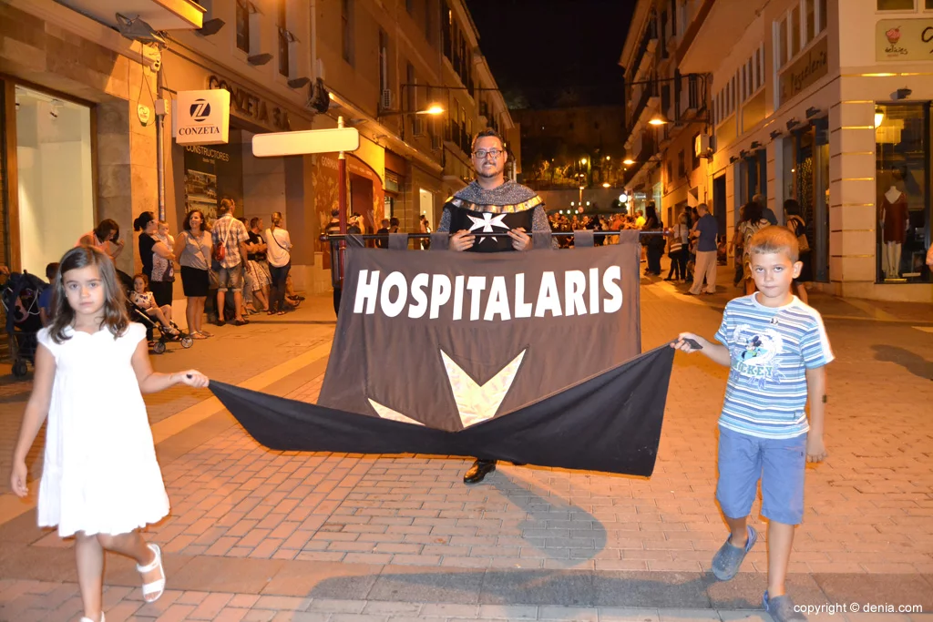 Retreta final Moros y Cristianos Dénia 2014 – Filà Hospitalaris