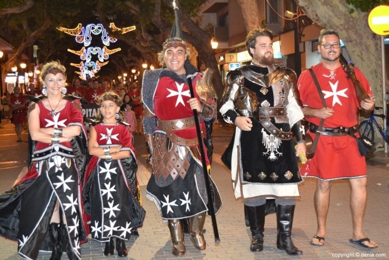 Retreta Moros y Cristianos Dénia - Filà Guerrers Hospitalaris