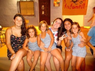 Astrid, Isabel, Neus y las trillis