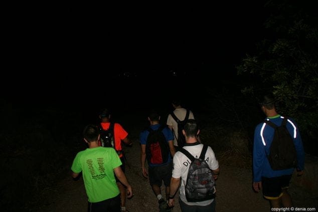 Bajando a Dénia después de la ascensión