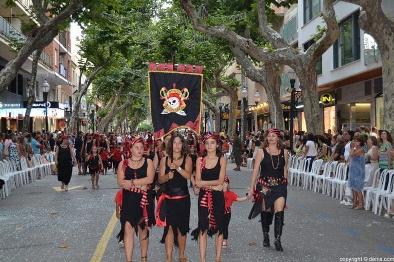 Banderín de la filá Piratas Berberiscas