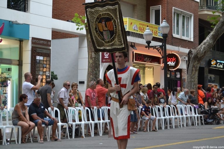 Banderín de la filá Templaris