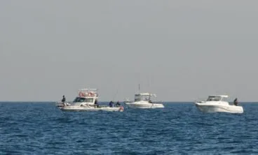 Barcos pescando en Dénia