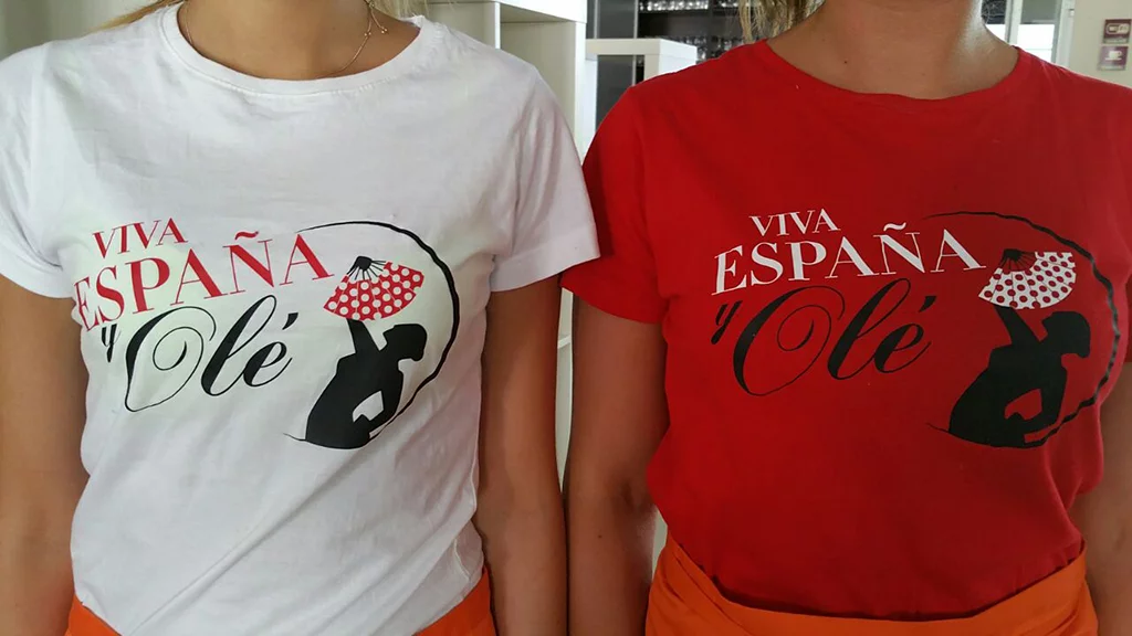 Camisetas Viva España y Olé