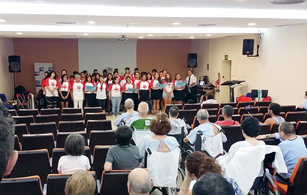 50 jóvenes participaron en el campamento de verano del Ejército de Salvación en Dénia 2 Concierto en el Hospital de La Pedrera