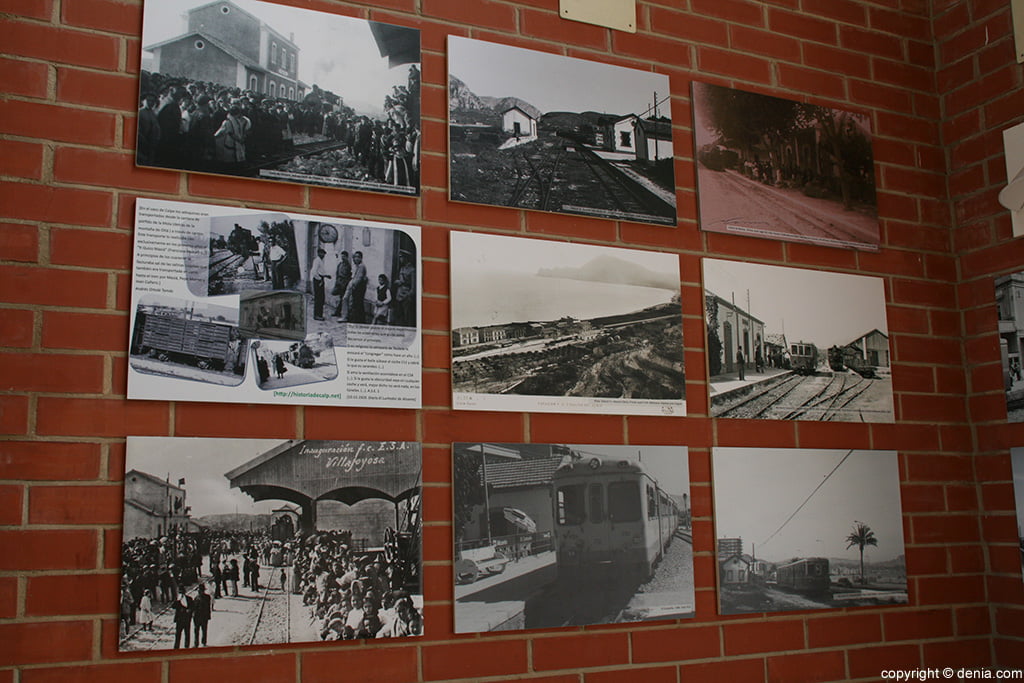 Fotos historicas de Dénia y el tren