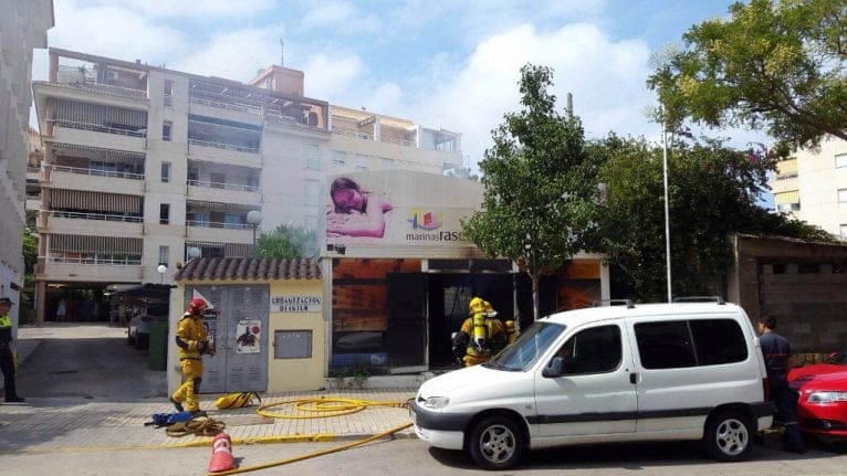 Incendio Dénia Miguel Hernández
