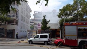 Incendio en Avenida Miguel Hernández