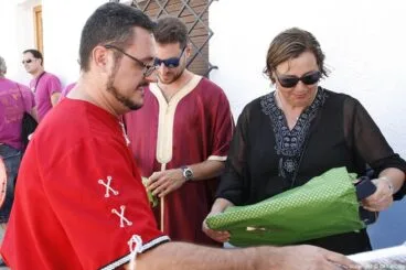 La capitana mora recibe a la filá Hospitalaris