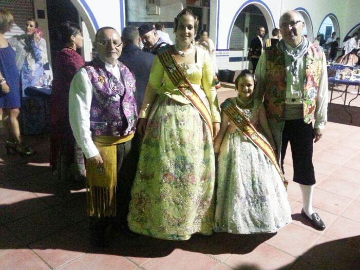 Las falleras mayores en Jumilla