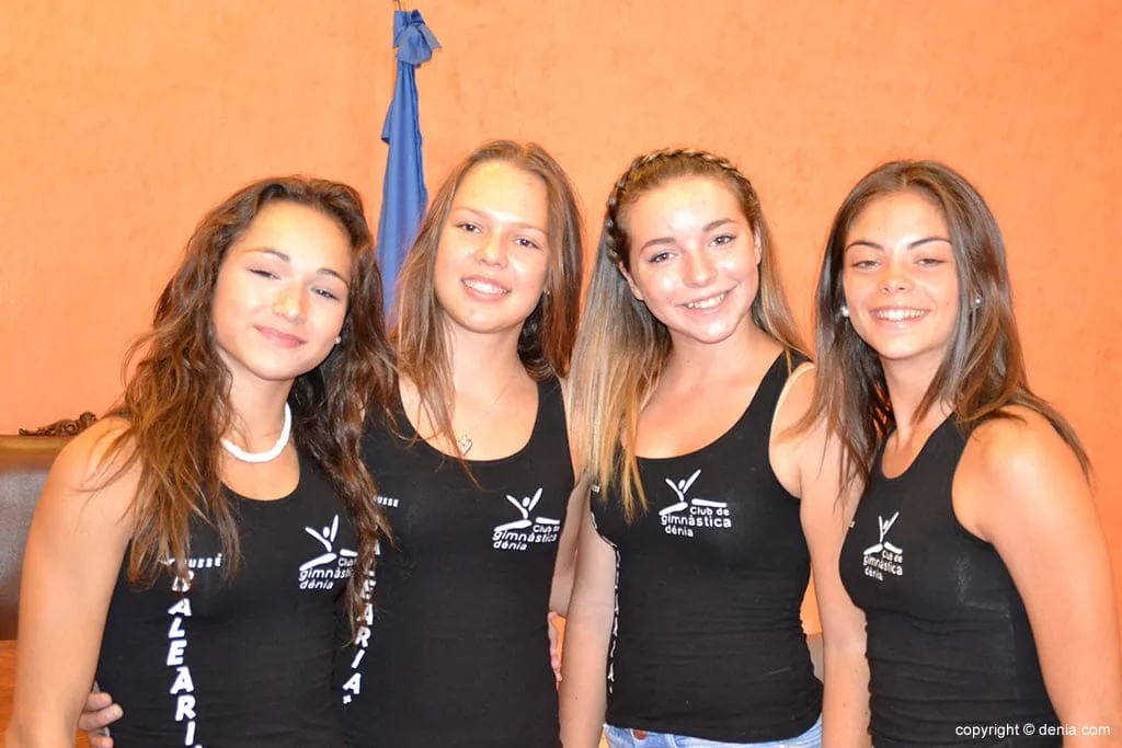 Laura, Inga, Lourdes y Gal