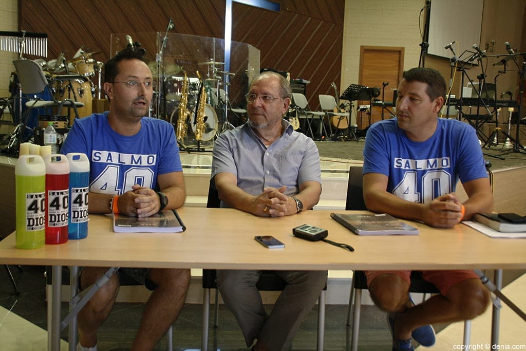 Los tres organizadores de la Semana de la Música y Adoración