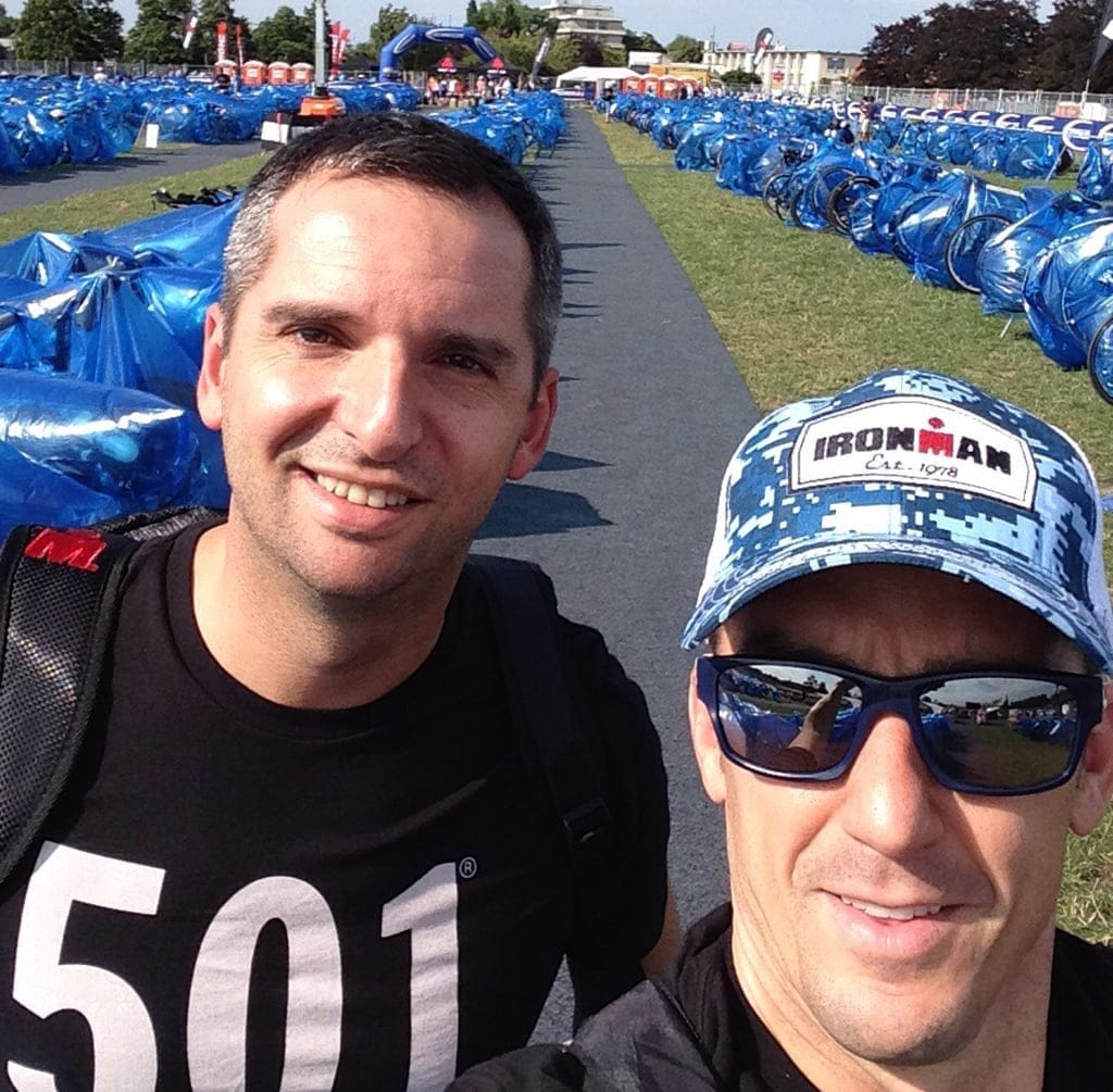 Sergio Alberola y Luis Hortigüela concluyeron el Ironman de Maastricht 1 Luis Hortigüela junto a Sergio Alberola