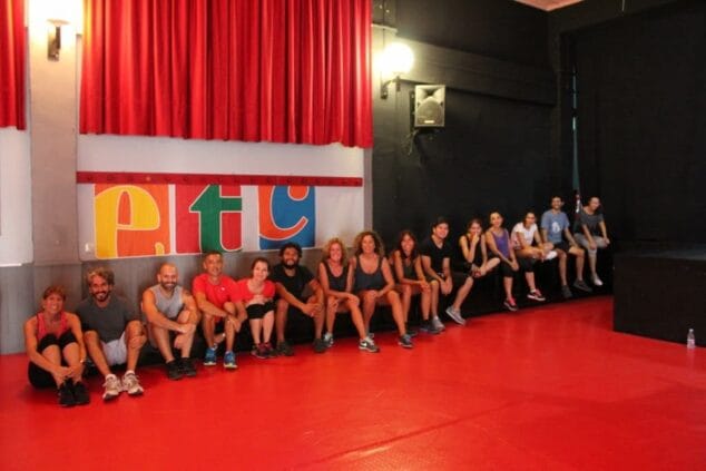 Agujetas y mucha expresión en el último taller celebrado en la ETC 4 Monográfico de teatro físico en la ETC