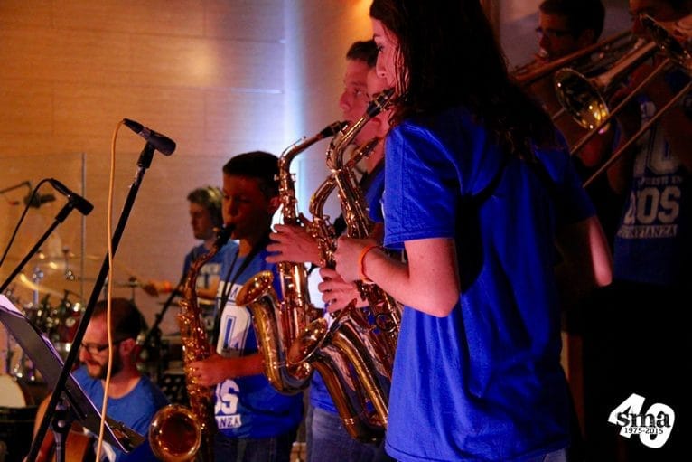 Músicos participantes en el concierto de clausura