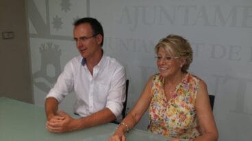 Sergio Benito y Mari Martínez ediles de Ciudadanos en Dénia