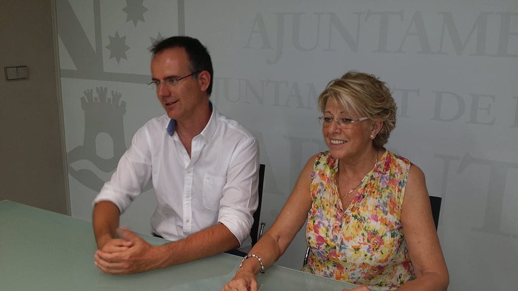 Sergio Benito y Mari Martínez ediles de Ciudadanos en Dénia