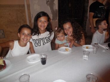 Teresa, Neus, Claudia y Carla