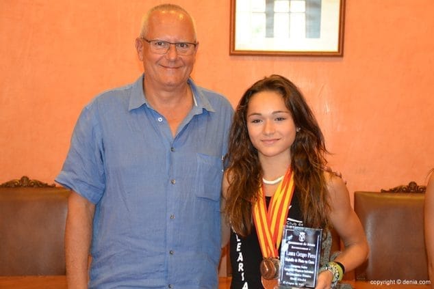 Vicent Grimalt con Laura Crespo