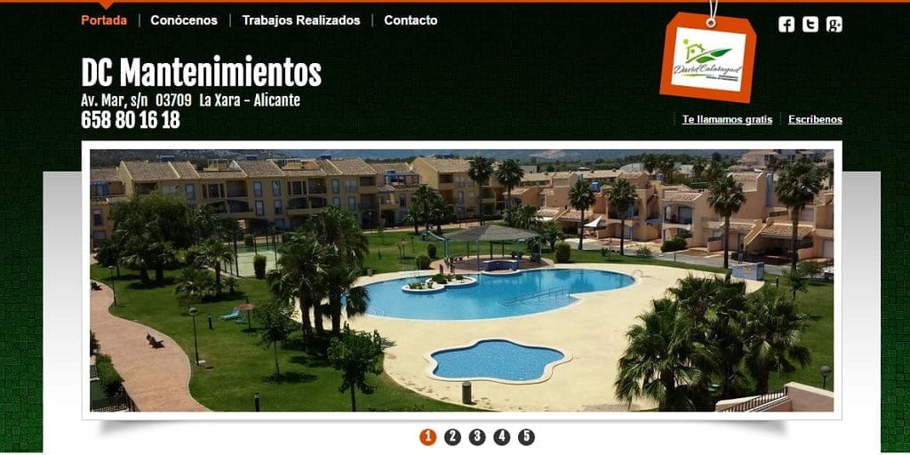 Web DC Mantenimientos