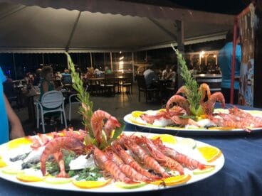 Gambas en Restaurante Balandros
